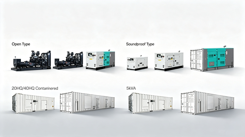 Custom Diesel Generator Genset Service: Logo, Color & Parameter Customization