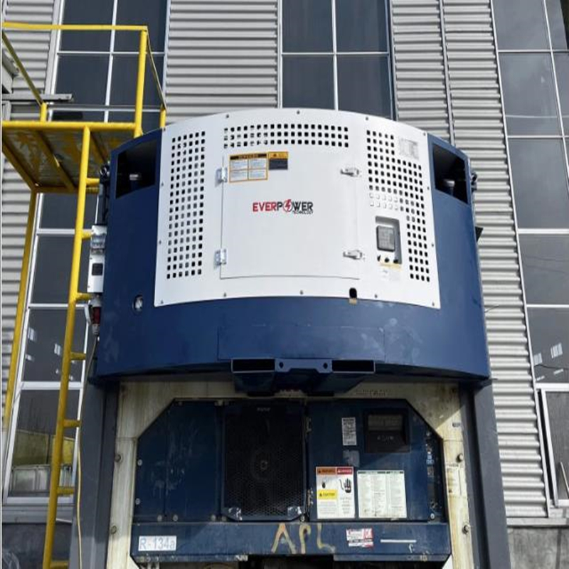 Container reefer generator clip-on pin-mount genset power unit with kubota engine